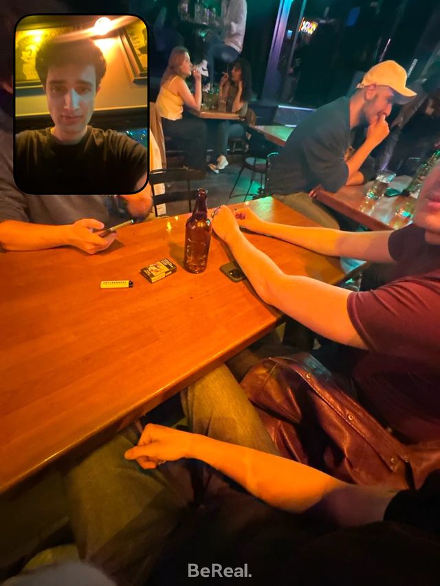 With friends